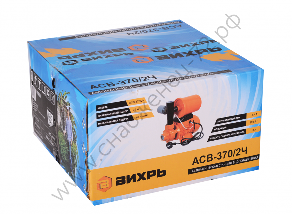 Насосная станция ВИХРЬ АСВ-370/2Ч