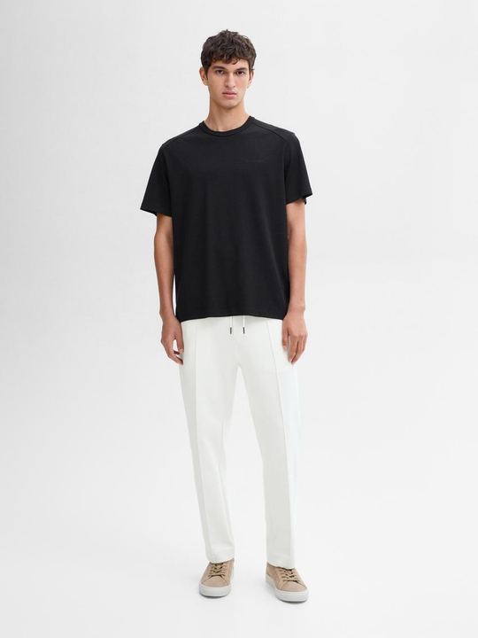 Massimo Dutti Хлопковая футболка, черный