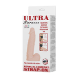 Страпон с расширением на трусиках (накачивается грушей) - 17,2 см. (Цвет: телесный)