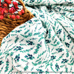 Муслин двухслойный принт №21 | ш.135 см | 120 г/м² | хлопок-100%