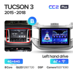 Teyes CC2 Plus 9" для Hyundai Tucson 2015-2018