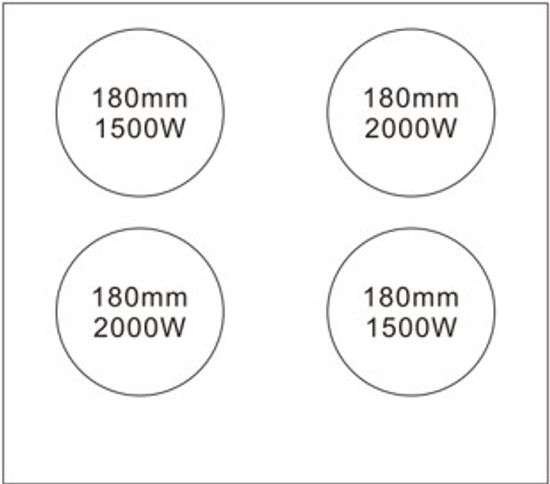 Индукционная варочная панель Weissgauff HI 640 BS