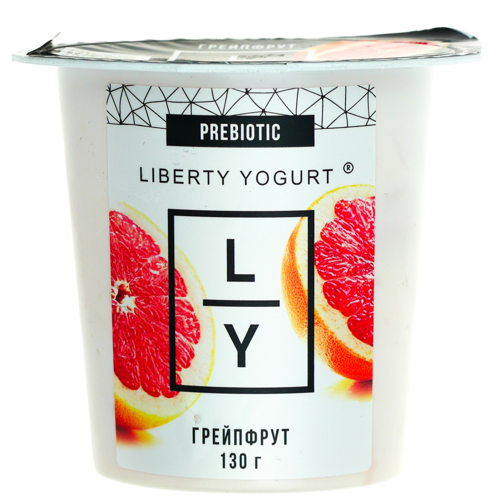 Йогурт Liberty с грейпфрутом 3.5%мдж 130гр