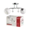 Люстра под лампу AURA PERLA-WH-2E27 2хЕ27 матовый плафон хромированный корпус IN HOME