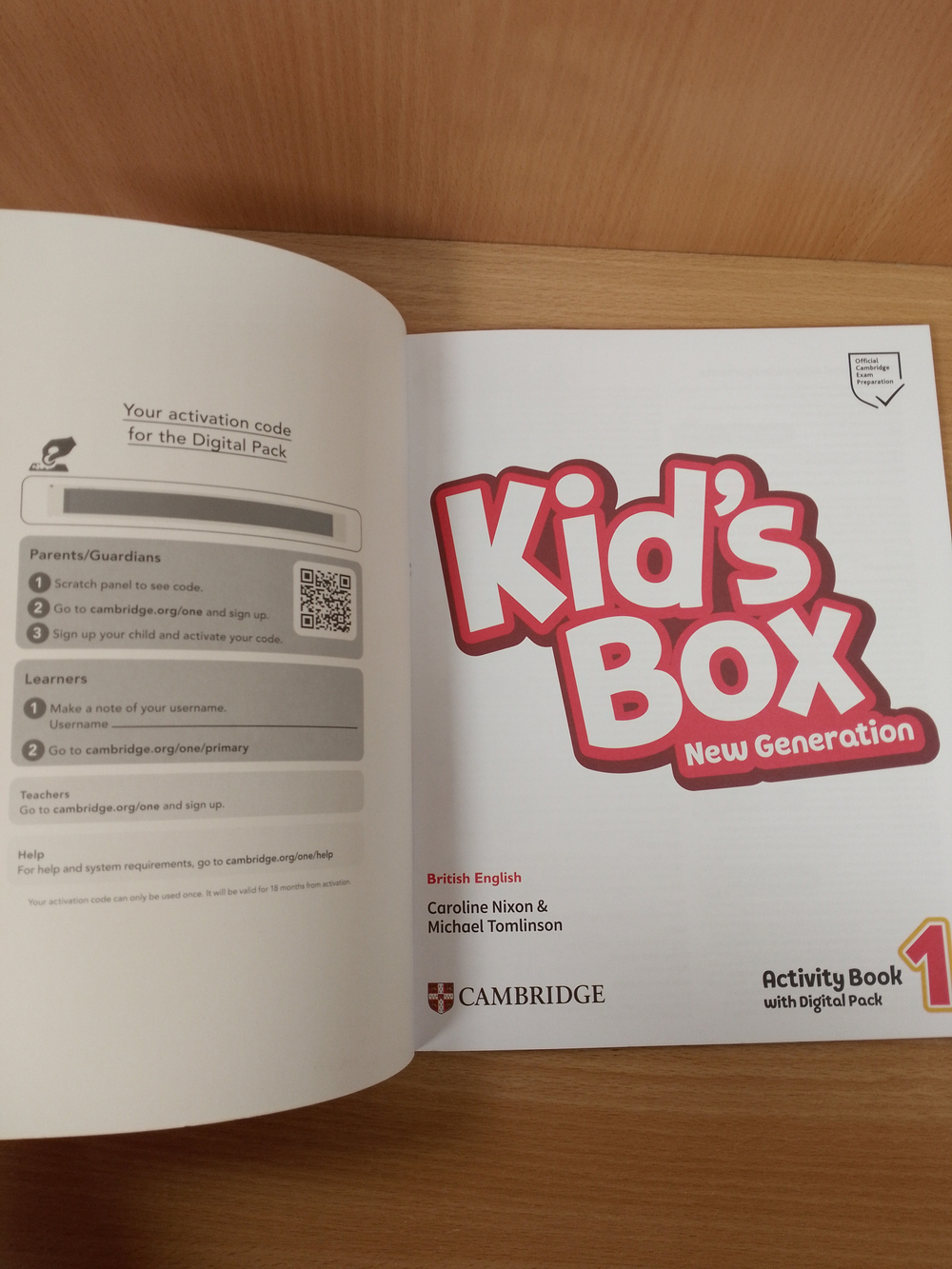Kid's Box New Generation Level 1 Activity Book with Digital Pack