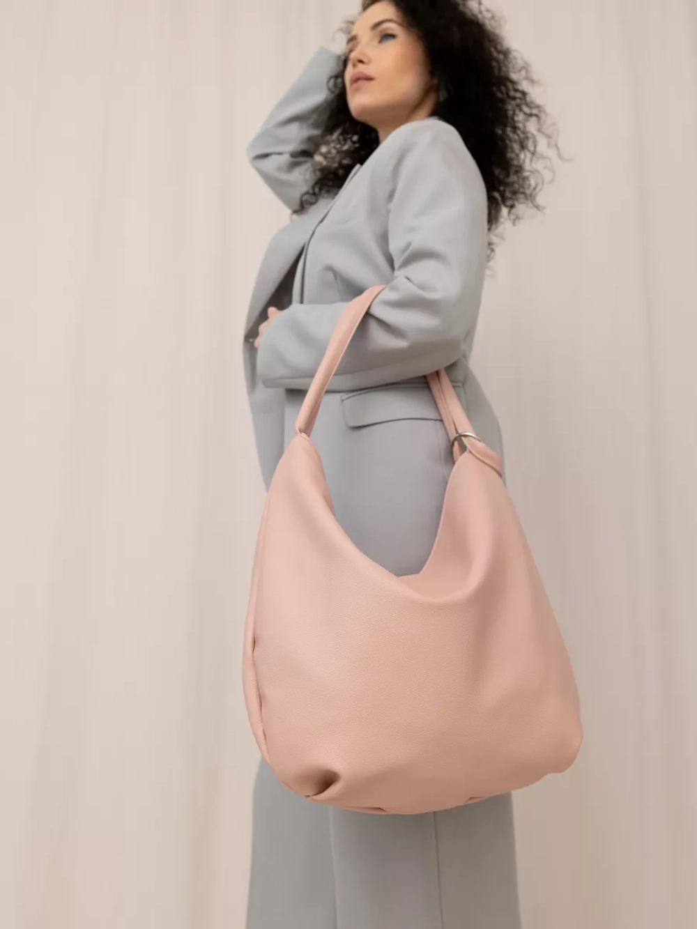 Сумка через плечо большая шоппер мешок