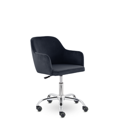 Кресло Кремона хром Velutto 20 (черный)