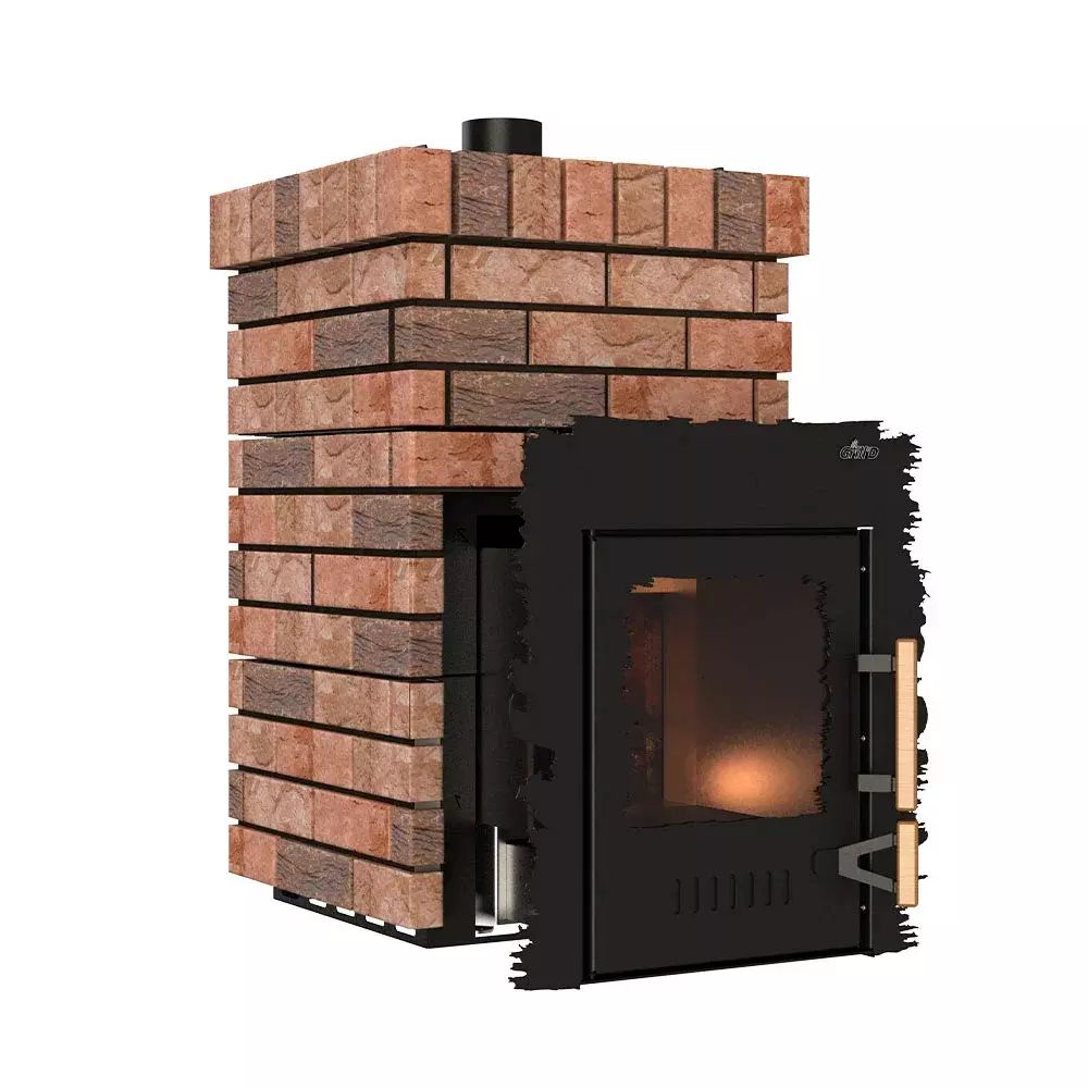 Дровяная банная печь Grill'D Retro AISI 310 Long