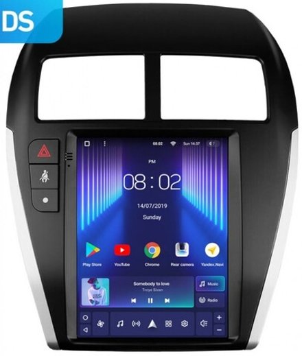 Магнитола для Mitsubishi ASX, Peugeot 4008, Citroen C4 Aircross 2010-2016 - Teyes TPRO 2 экран 9.7" в стиле "Тесла" на Android 10, ТОП процессор, CarPlay, 4G SIM-слот