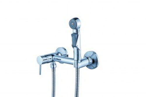 Смеситель для душа и биде 35мм с гигиенической лейкой, кар. картр. хром Потато