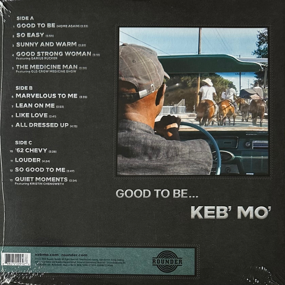 Keb' Mo' - Good To be (Европа 2022г.)