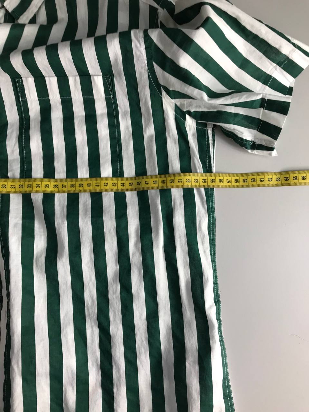 Рубашка H&M в яркую полоску, маркировка М, визуально на 48 размер