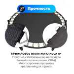 Батут с сеткой KB-15485, с баскетбольным кольцом, диаметр 5 фт