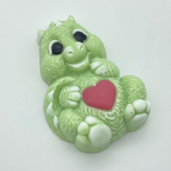 Форма пластиковая Дракон с пузиком-сердечком