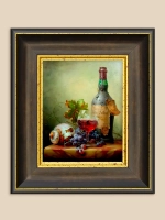 Картина настенная интерьерная в багетной раме 20*23 см