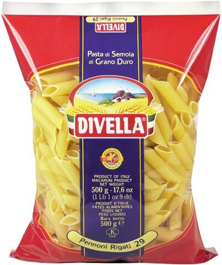 Паста Divella Пеннони Ригате 500 грамм