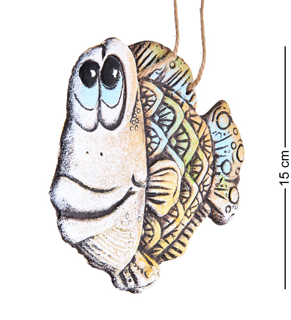 KK-244 Панно «Рыба» шамот