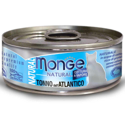 Monge Cat Natural 80 г тунец атлантический - консервы для кошек