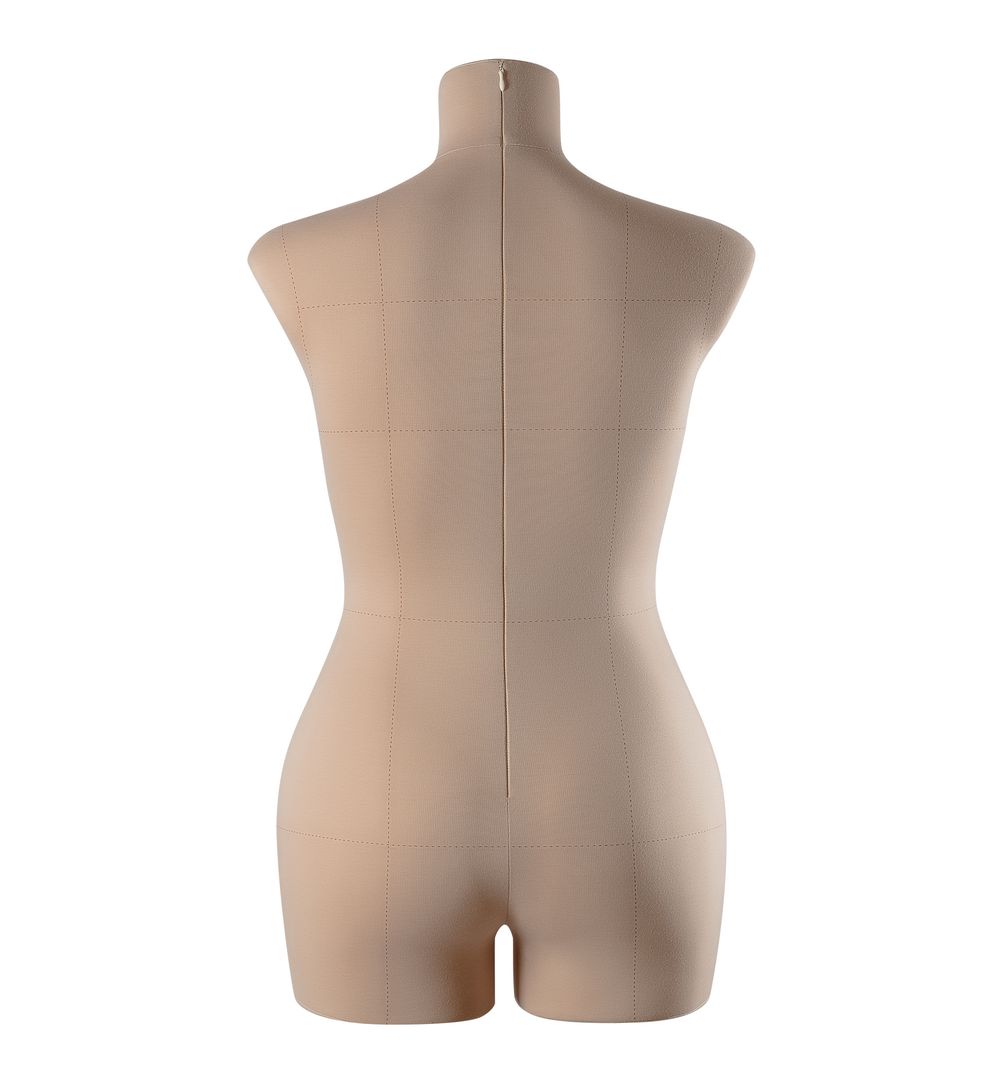 Манекен портновский женский Виктория, комплект Про, размер 46, цвет бежевый