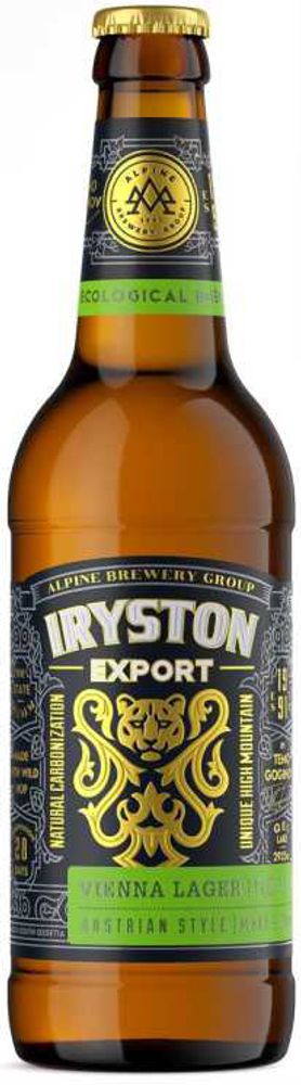 Пиво Ирыстон Експорт Венский Лагер / Iryston Export Vienna Lager 0.45 - стекло