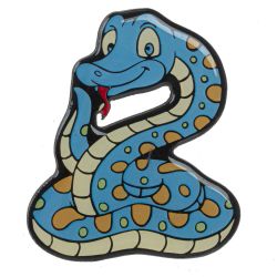 GAEM Магнит "Змея", 1L7 W0,3 H7 см, 12в.