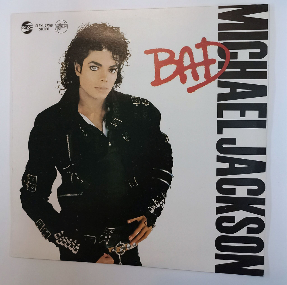 Винтажная виниловая пластинка LP Michael Jackson Bad (Венгрия 1987)