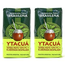 Чай мате Ytacua Yerba mate Molienda Brasilena 500 г, 2 шт