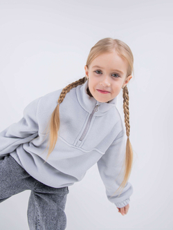 Олимпийка флисовая "Серебро"