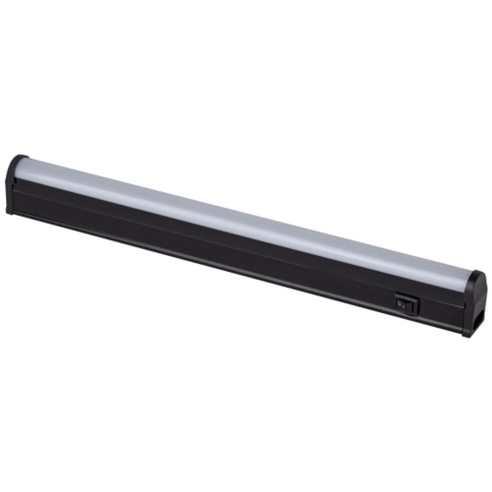 Линейный светодиодный светильник ЭРА LLED-01-16W-4000-B 16Вт 4000K L1174мм с выключателем черный