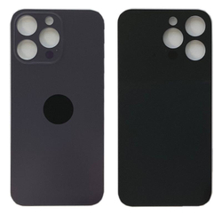 Задняя крышка для Apple iPhone 14 Pro Max Темно-фиолетовый (стекло, широкий вырез под камеру)