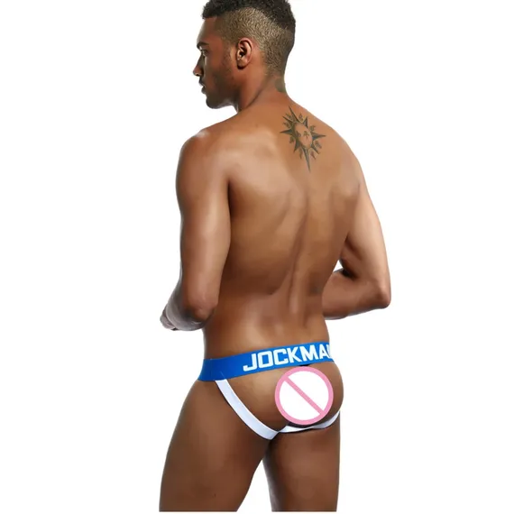 Мужские трусы джоки синие JOCKMAIL JM4038-9
