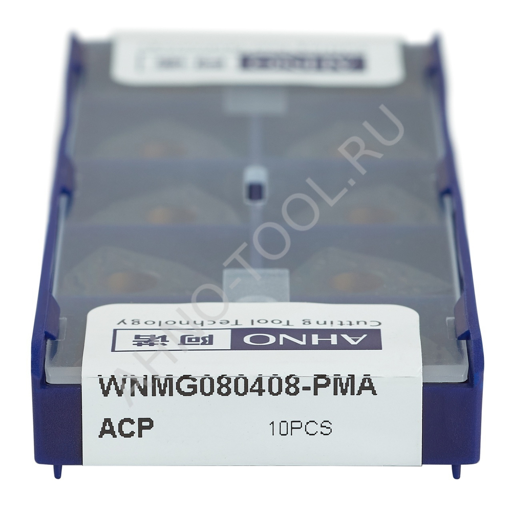 Пластина твердосплавная ISO WNMG080408-PMA ACP30E AHNO по стали, черновая