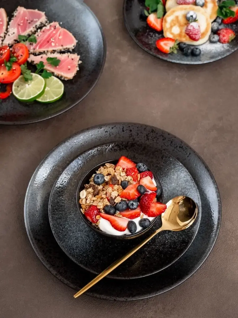 Набор посуды 6 тарелок 11,5 см пиалы глубокие