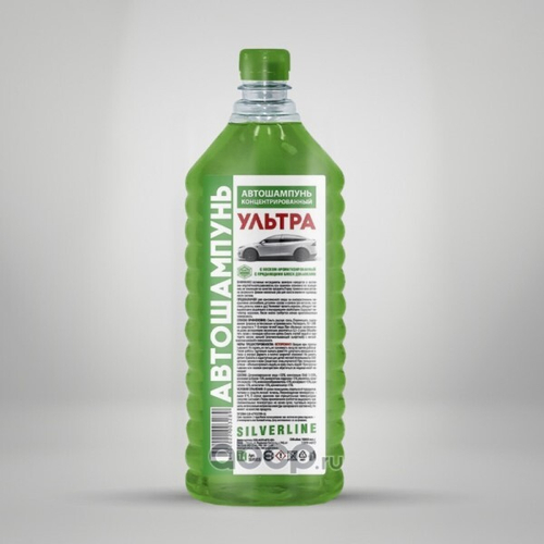 Шампунь 1 л.  УЛЬТРА  с воском  Silverline  (AGAT AVTO)