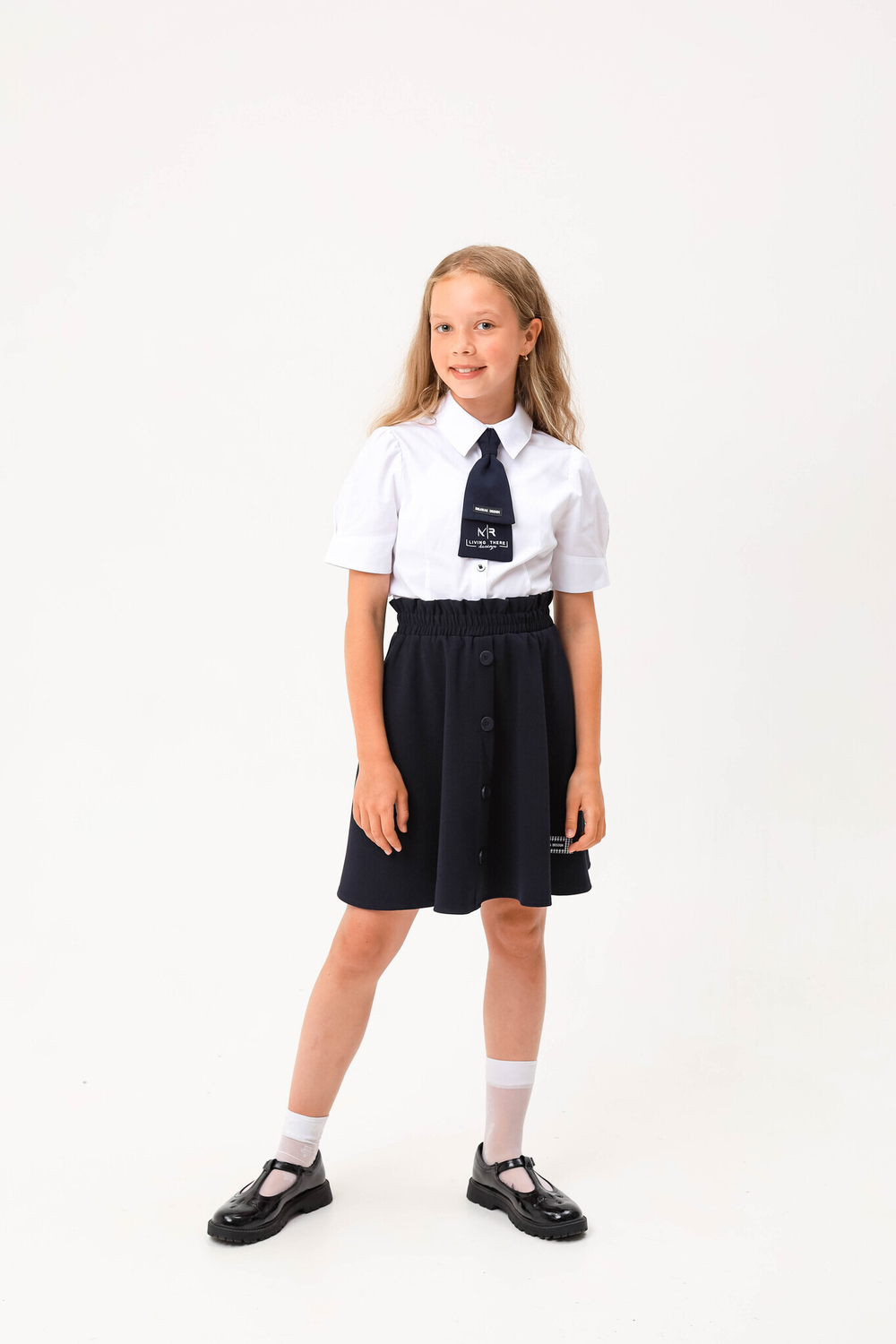 Блуза с коротким рукавом для девочки DELORAS C63177S