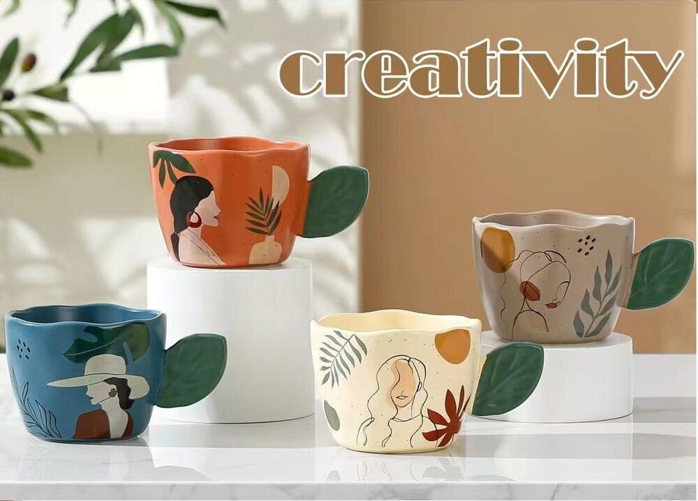 GAEM Кружка, 360 мл, L14,5 W10 H8 см, 4в.