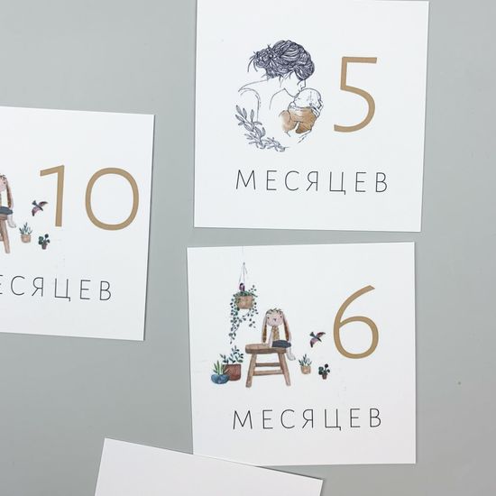 Набор открыток "Зайка" для девочек