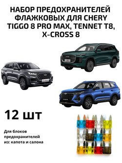Набор Чери Тигго 8 Про Макс, X-CROSS 8 предохранители CT8F