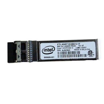 Трансивер INTEL (R) Ethernet SFP + SR OPTICS 1G/10G SFP + SR OPTIC E10GSFPSR  FTLX8571D3BCV-IT