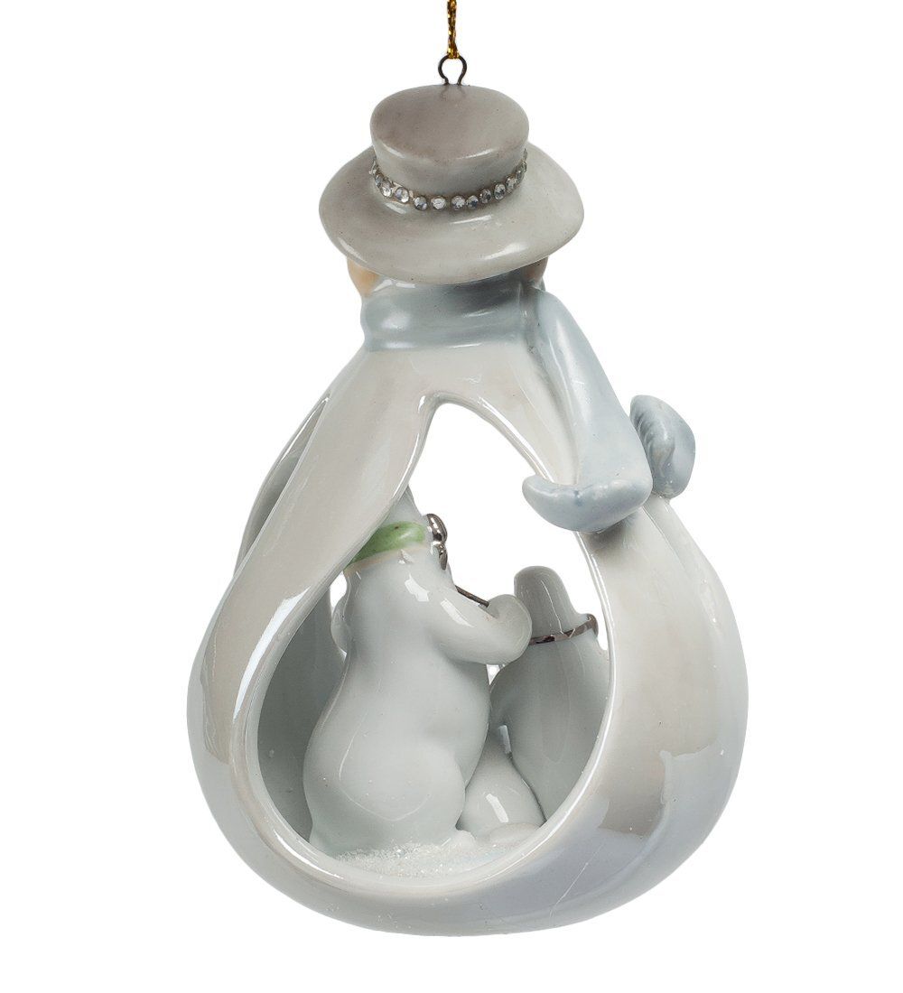 CMS-39/ 7 Фигурка подвесная «Снеговичок» (Pavone)