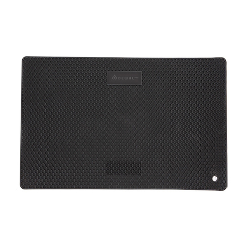 Термостойкий коврик для горячих инструментов Dewal черный, 39 х 25 см