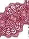03-74 Кружево эластичное 19 см, бордо