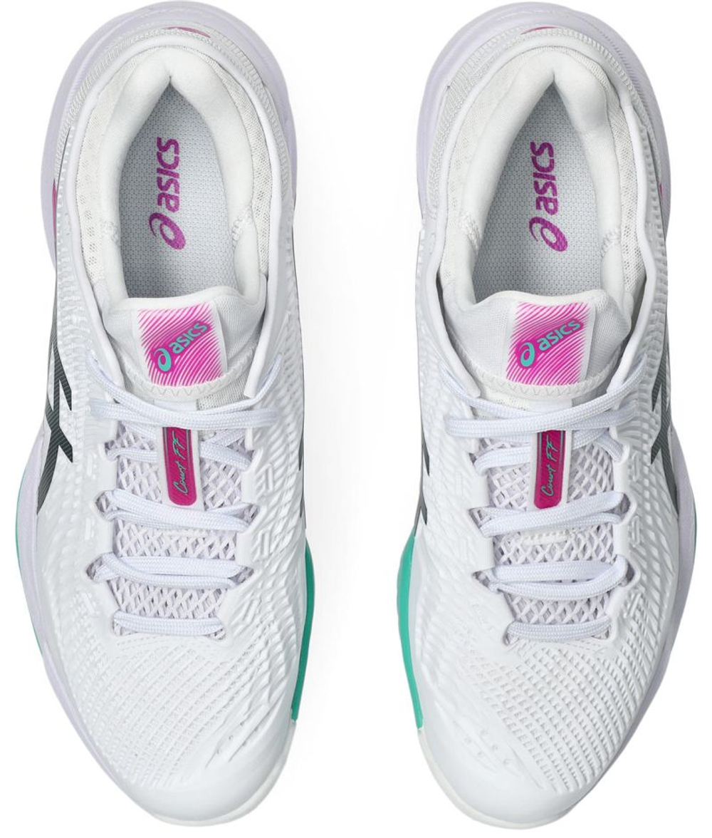 Мужские кроссовки для Падел Asics Court FF 3 - white/digital sakura