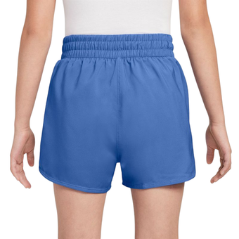 Шорты для девочки теннисные Nike Kids Dri-Fit One High-Waisted Woven Training - comet blue/white