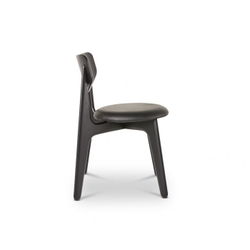 Стул Slab Black Upholstered