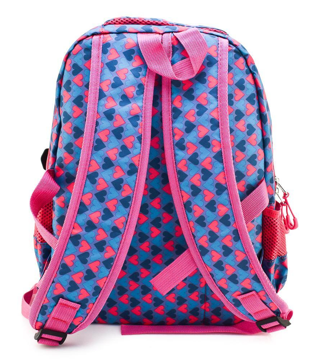 Рюкзак школьный 38*25*12см, абстракция, 2отдел+карман, 2бок.кармана