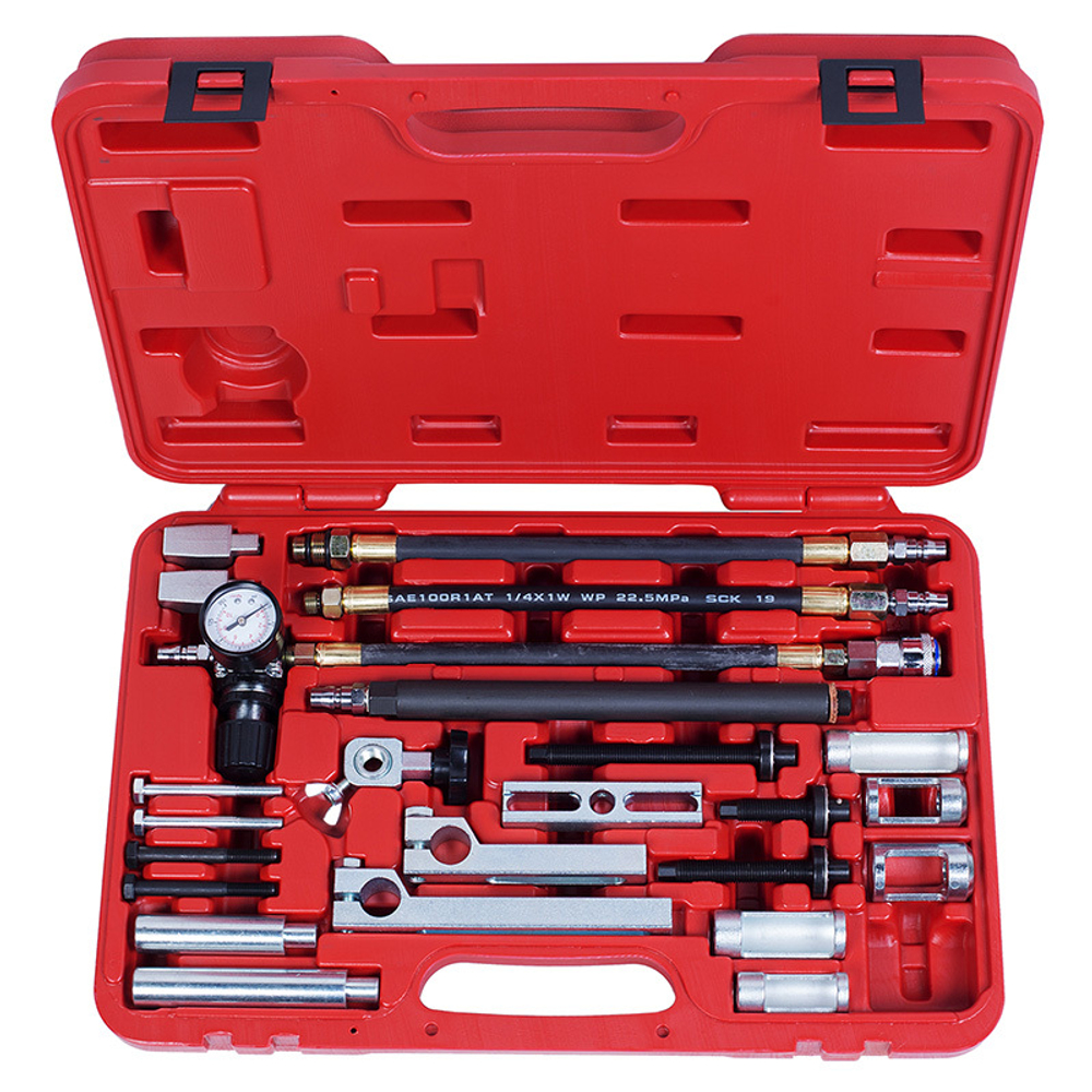 МАСТАК (103-14024C) Рассухариватель клапанов универсальный, кейс, 24 предмета