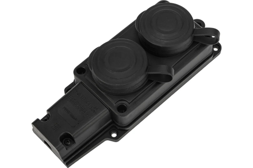 Колодка 2 с/з каучук IP44 PROconnect