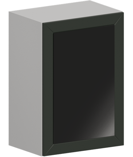 Кухня Модуль ШВС 500 Белый / Насыщенно-зеленый