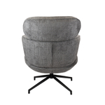 Кресло KING серый, шенилл